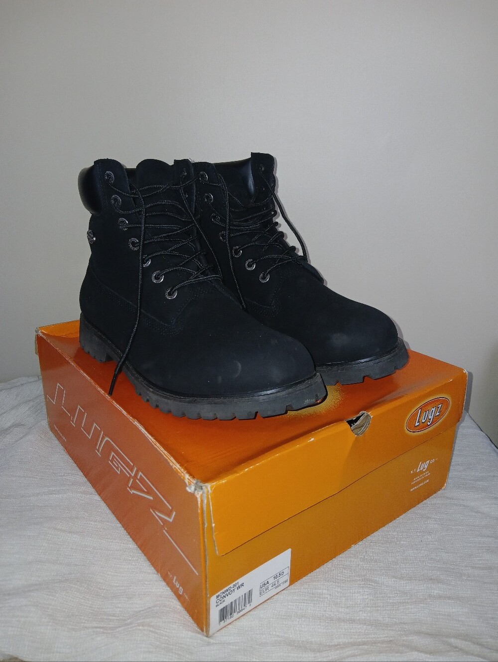 Lugz Men's Black Convoy WR Boot